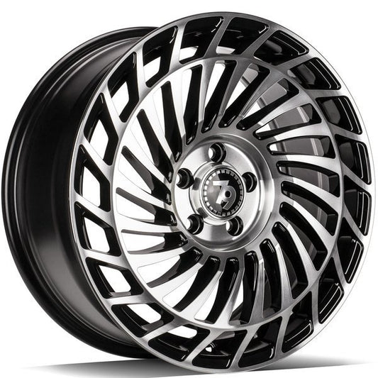 Janta aliaj Seventy9 SCF-K 8x18 5x112 et30  Black Front Polished