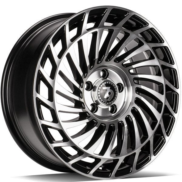 Janta aliaj Seventy9 SCF-K 8x18 5x112 et45  Black Front Polished