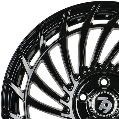 Janta aliaj Seventy9 SCF-K 8x18 5x114.3 et45  Black Glossy