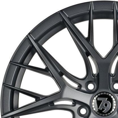 Janta aliaj Seventy9 SCF-L 7.5x17 5x114.3 et45  Titan Black