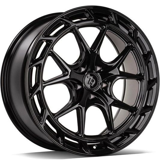 Janta aliaj Seventy9 SCF-W 8x18 5x108 et45  Black Glossy