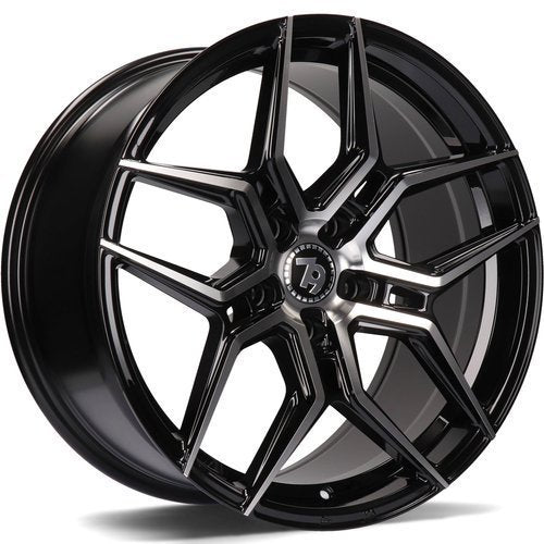 Janta aliaj Seventy9 SV-B 7.5x17 5x112 et40  Black Front Polished