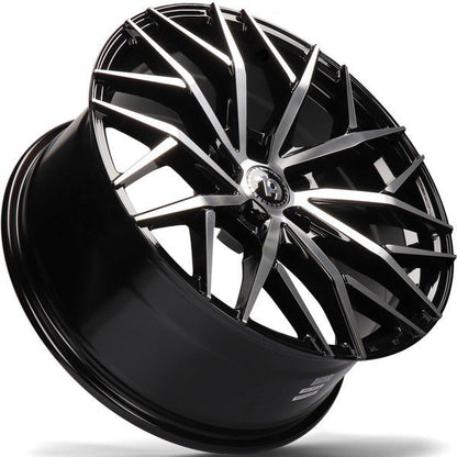 Janta aliaj Seventy9 SV-C 7.5x17 5x114.3 et40  Black Front Polished
