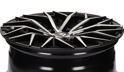 Janta aliaj Seventy9 SV-C 7.5x17 5x108 et42  Black Front Polished