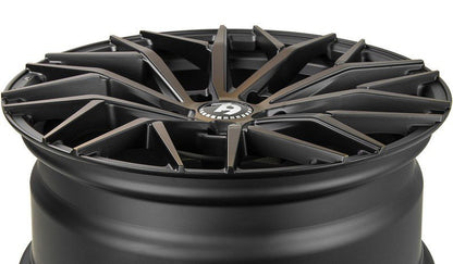 Janta aliaj Seventy9 SV-C 7.5x17 5x112 et40  Black Glossy Gold Front