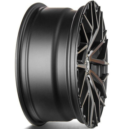 Janta aliaj Seventy9 SV-C 7.5x17 5x112 et40  Black Glossy Gold Front
