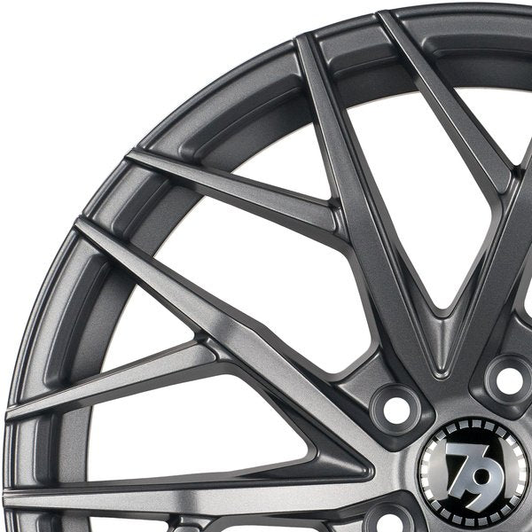 Janta aliaj Seventy9 SV-C 8x18 5x114.3 et40 B - Titan Black