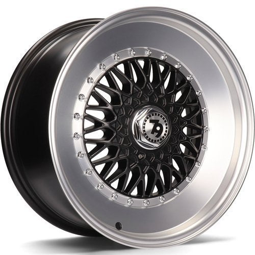 Janta aliaj Seventy9 SV-F 7x16 4x114.3 et35  Matt Black Front Polished Lip Polished