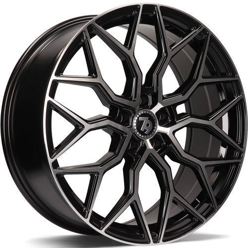 Janta aliaj Seventy9 SV-K 8.5x19 5x112 et35  Black Front Polished