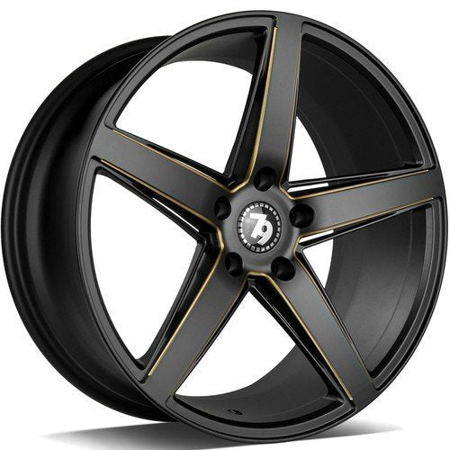 Janta aliaj Seventy9 SV-N 8x18 5x120 et30  black matt milled gold