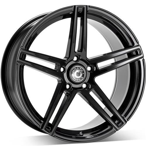 Janta aliaj Wrath Wheels WF-1 8x18 5x112 et42  Black Glossy