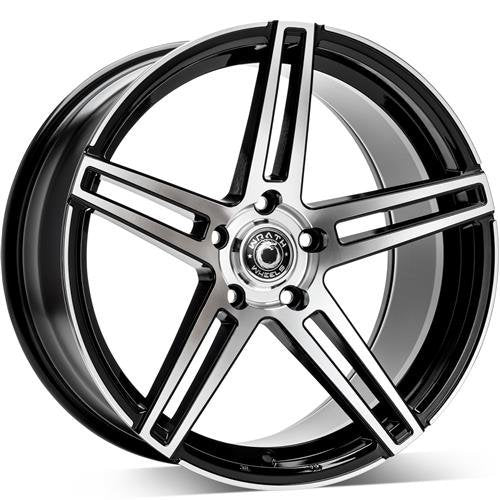 Janta aliaj Wrath Wheels WF-1 8x18 5x112 et42  Black polished