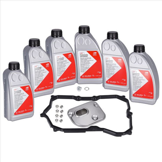 Kit schimb ulei cutie automata Aisin 09M / TF-60SN FEBI 6L – VW Passat B6, Tiguan, Audi Q3