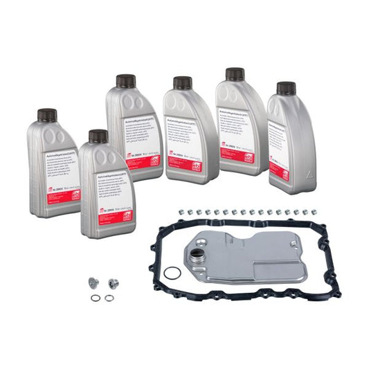 Kit schimb ulei cutie automata Aisin TR-60SN / 09D FEBI 6L – VW Touareg, Audi Q7, Porsche Cayenne