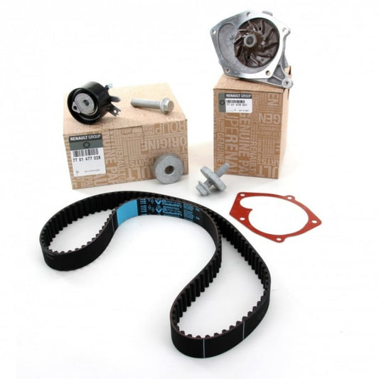 Pachet Revizie Kit Distributie Oe Dacia 7701477028 + Pompa Apa Oe Dacia 7701478031 Dacia Logan 1 2004-2012 1.5 DCI
